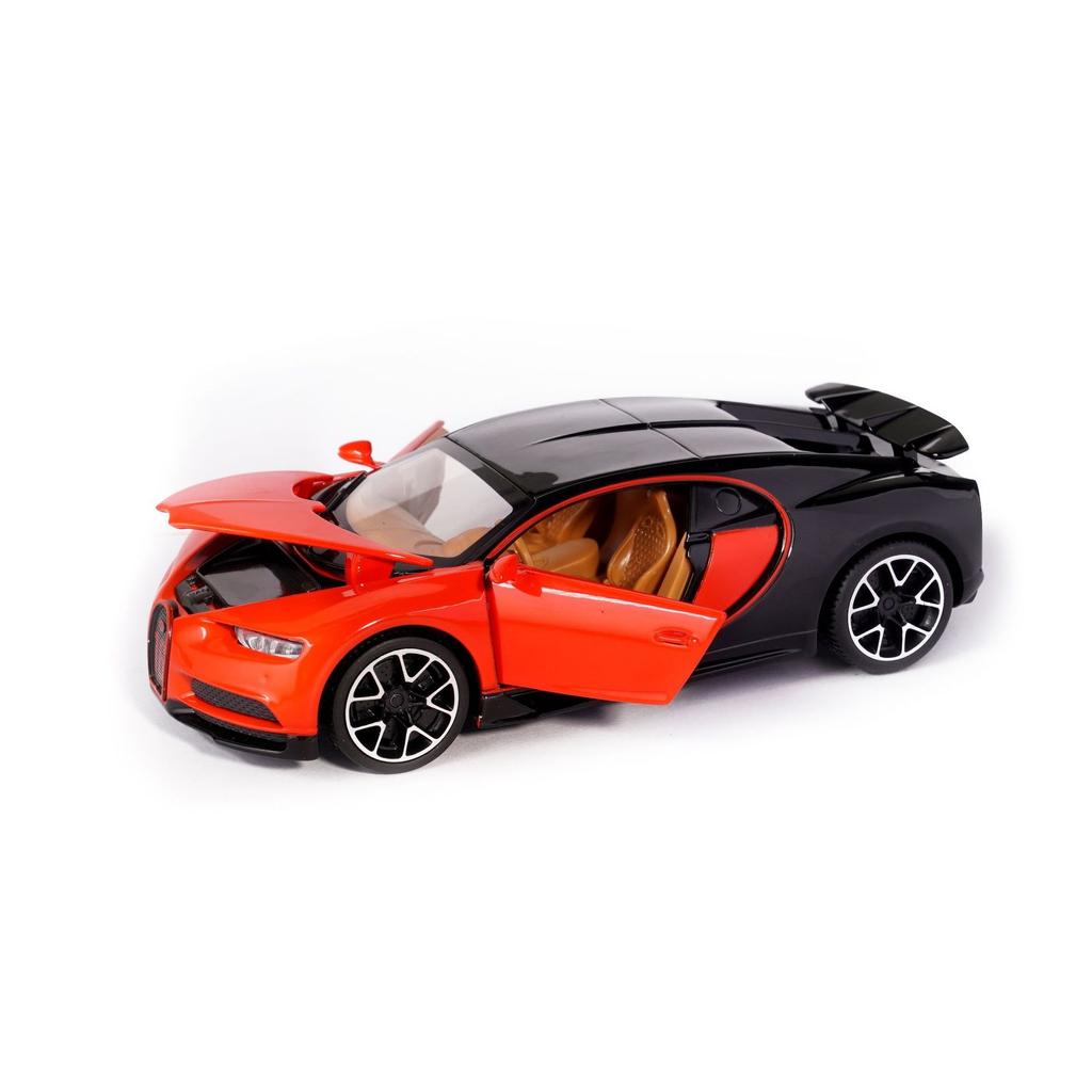 1/32 Bugatti Chiron Sports Car Metal Toy Alloy Car Diecasts & Toy Vehicles Car Model Sound and Light Model Car Toys for Children