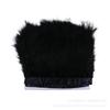 10-15Cm Pointed Tail Flannel Edge Wedding Home Arrangement Turkey Feather Cloth Belt Diy Dress Skirt Accessories