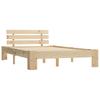 Solid Wood Bed Frame Pine 140 X 200 Cm