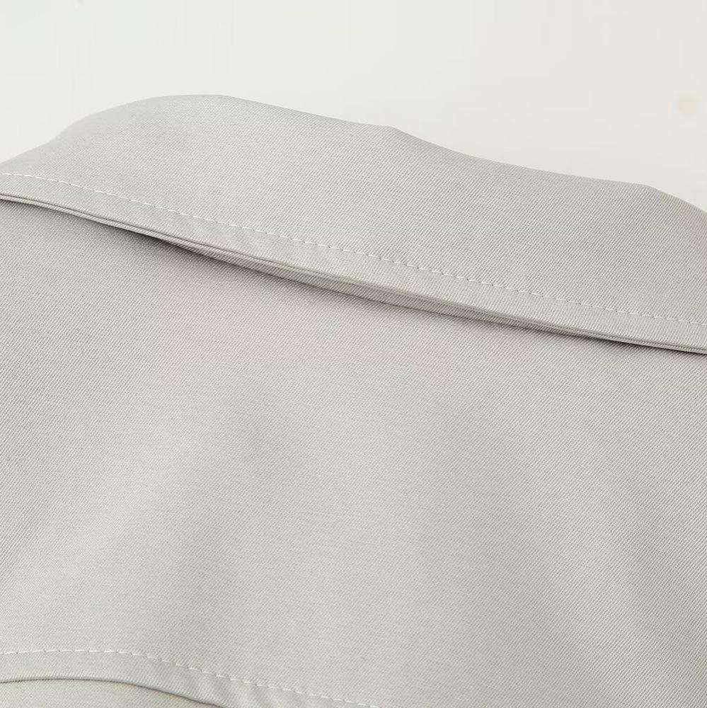 2026 spring new European and American cross-border women's clothing lapel short zipper long-sleeved jacket w017 D042