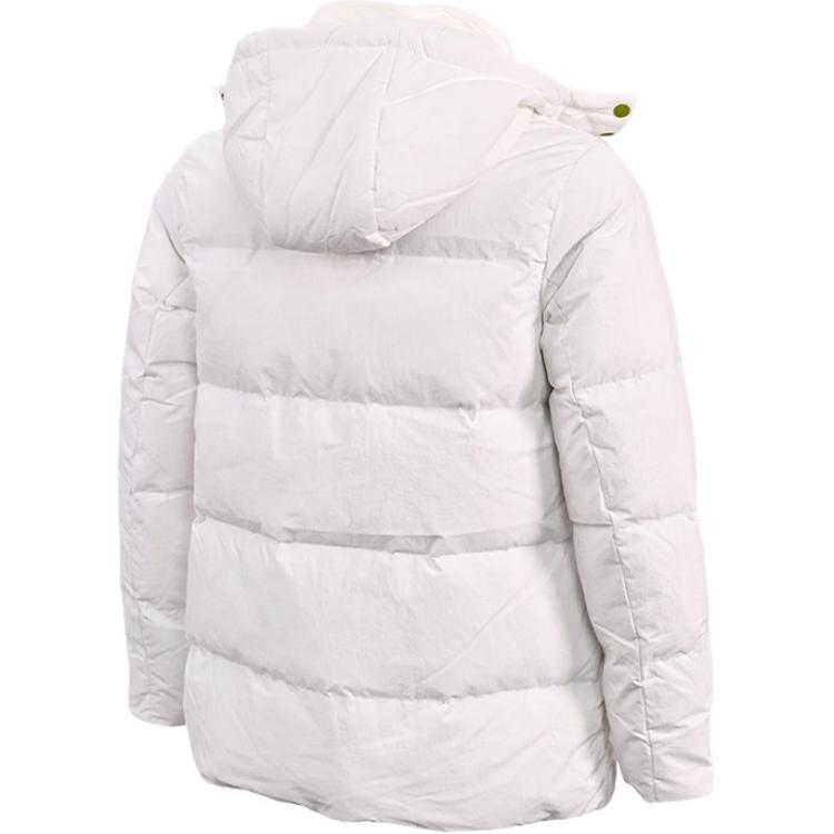 Converse Down Jackets Women's White Hooded Moderate Other 10023712-A02
