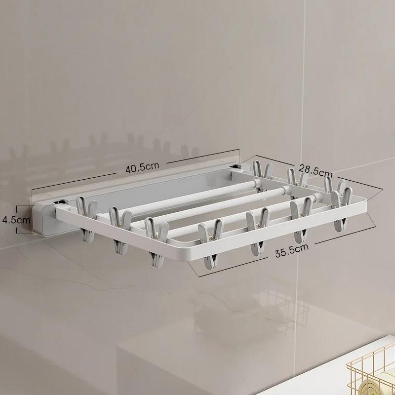 

Складная сушилка для одежды, настенный зажим для сушки, ветрозащитный зажим для носков, вешалка для одежды, хозяйственный зажим для сушки носков, экономящий место