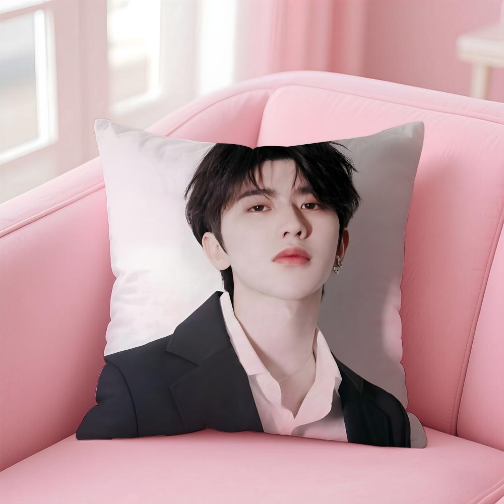 singer trendy CCai Xukun Cushion Cover Pillow Case Soft Skin Friendly Fabric  Concealed Zipper