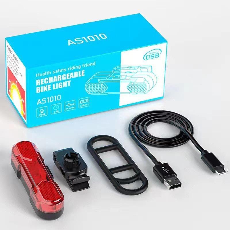 Rechargeable Bicycle Headlight & Horn for Night Mountain Biking
