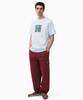 THISISNEVERTHAT Multi Zip Sweatpant Burgundy