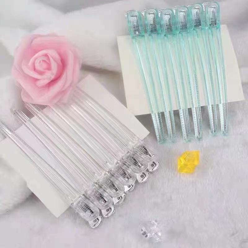 Kristallhårklämma för hårvård, sektionering, permanent, färgning och extensions - Salongspositioneringsklämma