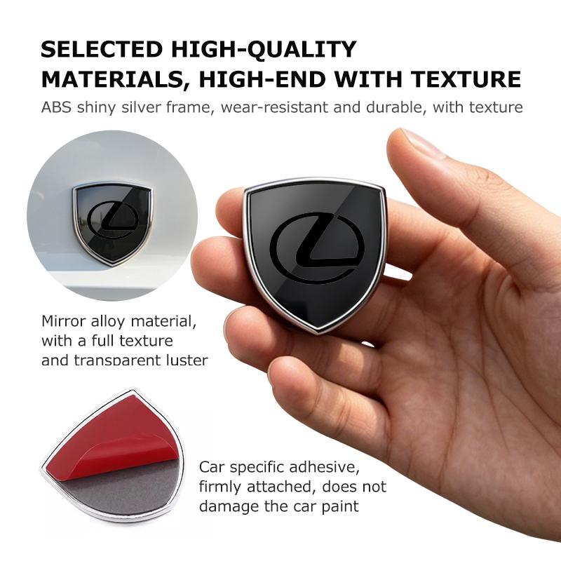 3D Metal Car Styling Shield Stickers Trunk Exterior Accessories For Lexus