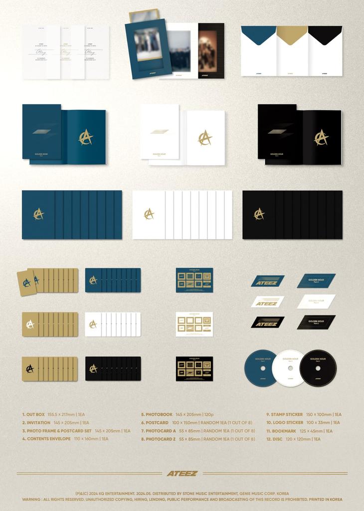 GOLDEN HOUR Part.1 (10th Mini Album, Korean CD, Random Version)