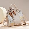 Women's 2026 Cloud Crane Song Brocade Crossbody Bag: New Chinese Style Handbag for Holidays
