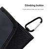 Fishing Tackle Binder Bag Multifunction Soft Plastic Baits Binder Worm Storage Pouch with Lure Bag D Carabiner