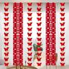Wedding Room Decoration Set: Double Happiness Bedroom & Living Room Streamers