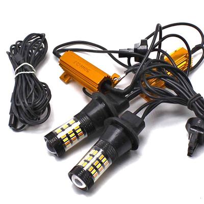 Wellvie 60-Reihen T20 LED Blinker Positionslicht Kit mit Hifra-Schutzwiderstand, Gummi