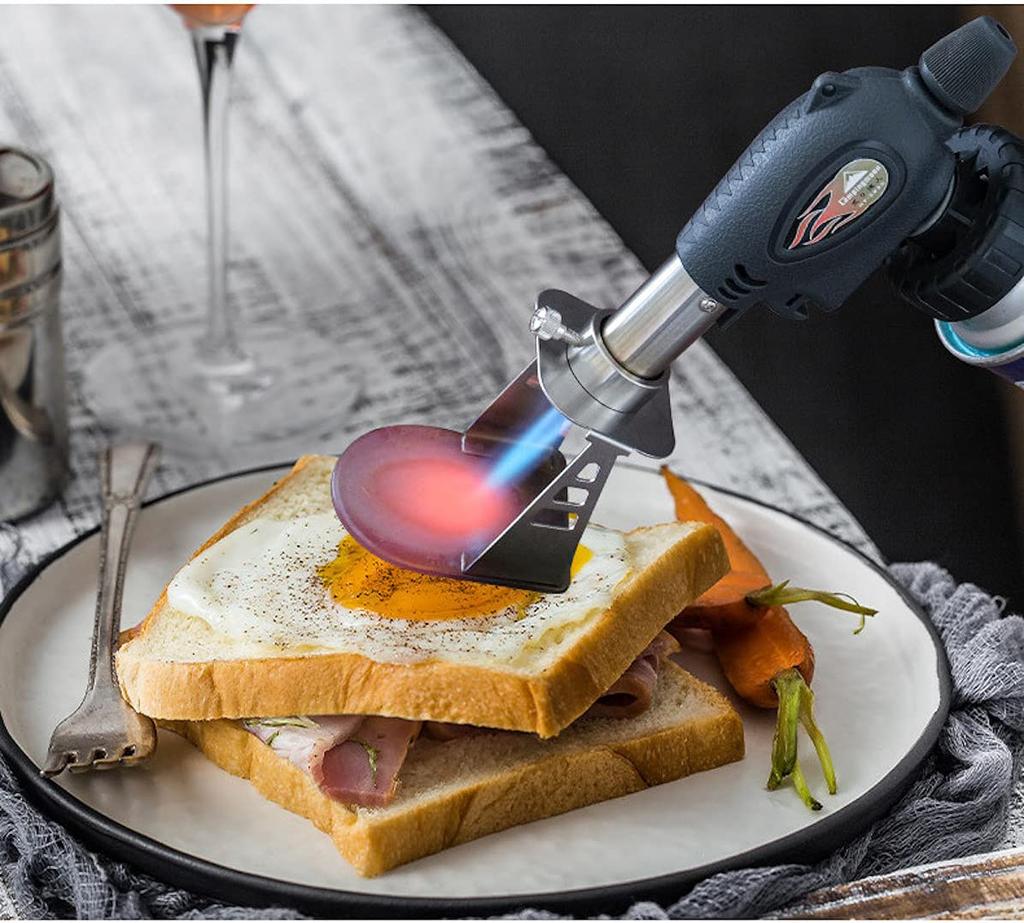 CAMPING MOON Grilling Master Power Torch, Caramelizer, Iron, and Stabilizer Set (MT-2930/ST-076)