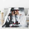 Custom 3D Printed Jul French Rapper Blankets Breathable Soft Flannel Summer Throw Blanket for Sofa Outdoor Bedding