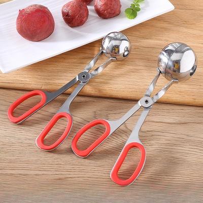 Kitchen Convenient Meatball Maker Stainless Steel Stuffed Meatball Clip DIY Fish Meat Rice Ball Maker Meatball Mold Tools
