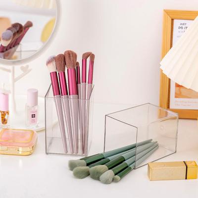 Pen Container Solid Acrylic Multifunctional Desktop Makeup Brush Pencil Holder