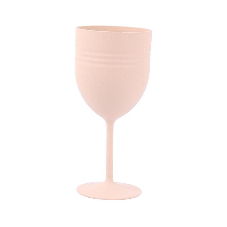 

Wheat straw cup Large capacity creative Champagne wine glass Plastic water glass wine glass tableware set gift