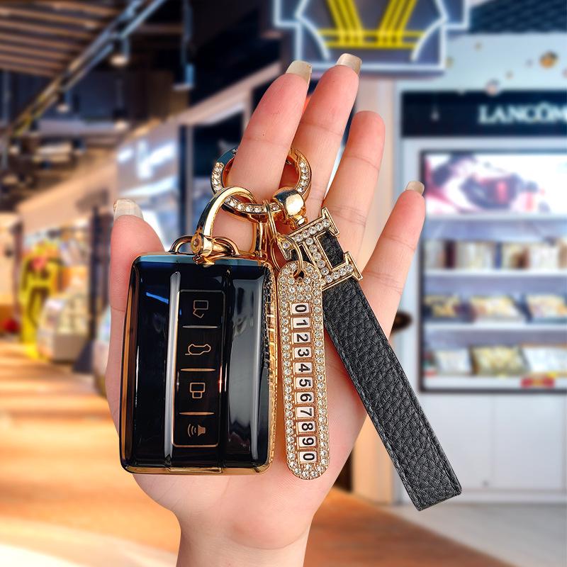 Premium Key Case for Tank 300/500 Cyber 22 Model with New TANK Logo - High-End Protective Shell & Buckle Bag