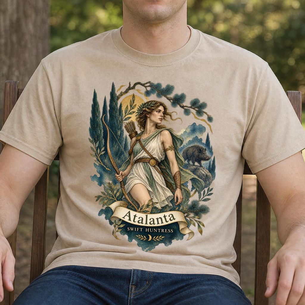 Tarot Atalanta Shirt - Front or Back Print - Mythology Gift