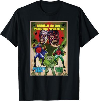 Maglietta Universale Halloween Horror Nights Lucha Libre Zombies
