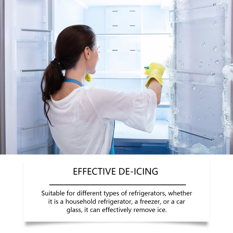 Home Freezer Defrosting Agent Ice Removal Spray 100ml Cleaner Keeps Refrigerator Fresh Energy Efficient Household Use
