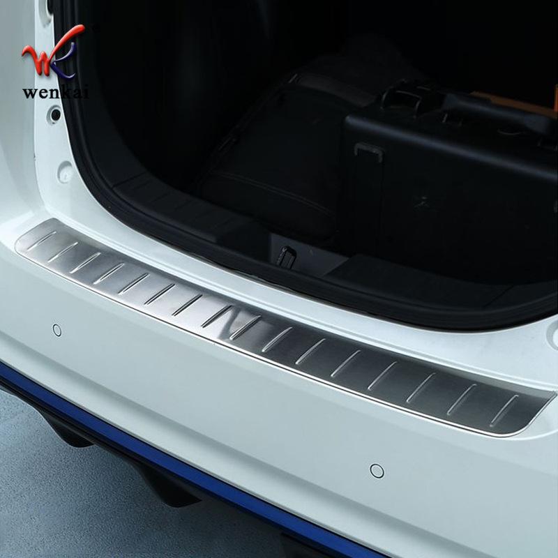 Fit For Nissan Leaf ZE1 2017 18 19 20 Rear Bumper Protection Sill Outside Trunk Step Panel Sill Plate Decorate Accessories
