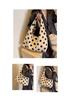 Niche Polka Dot Women's Single Shoulder Bag, Versatile Color Block Design, Large-Capacity Korean Style Underarm Bag