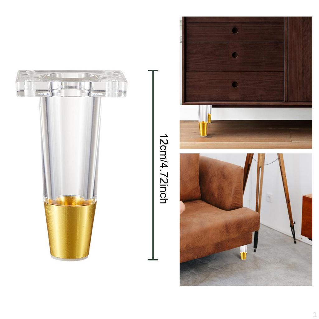 Acrylic Furniture Leg for Chair And Sofa, Design TV Cabinet Wardrobe