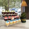 1-5 Tier Acrylic Display Stand,Clear Display Riser Rack for Cupcake,Perfume Doll Décor and Organizer Amiibo Funko POP Figures
