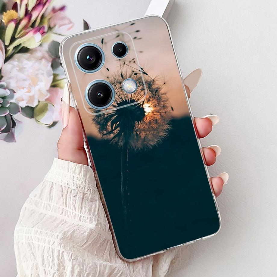 Soft Clear Silicone Back Cover For Xiaomi Redmi Note 14s 14 Pro 4G Phone Case Marble Gothic Couple Capa For Redmi Note 14 Europe