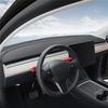For Tesla Model 3 Y US Leather Dashmat Dash Cover Dashboard Mat Car Interior Pad