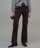 FROMWHERE Corduroy Boots-Cut Pants D/Gray