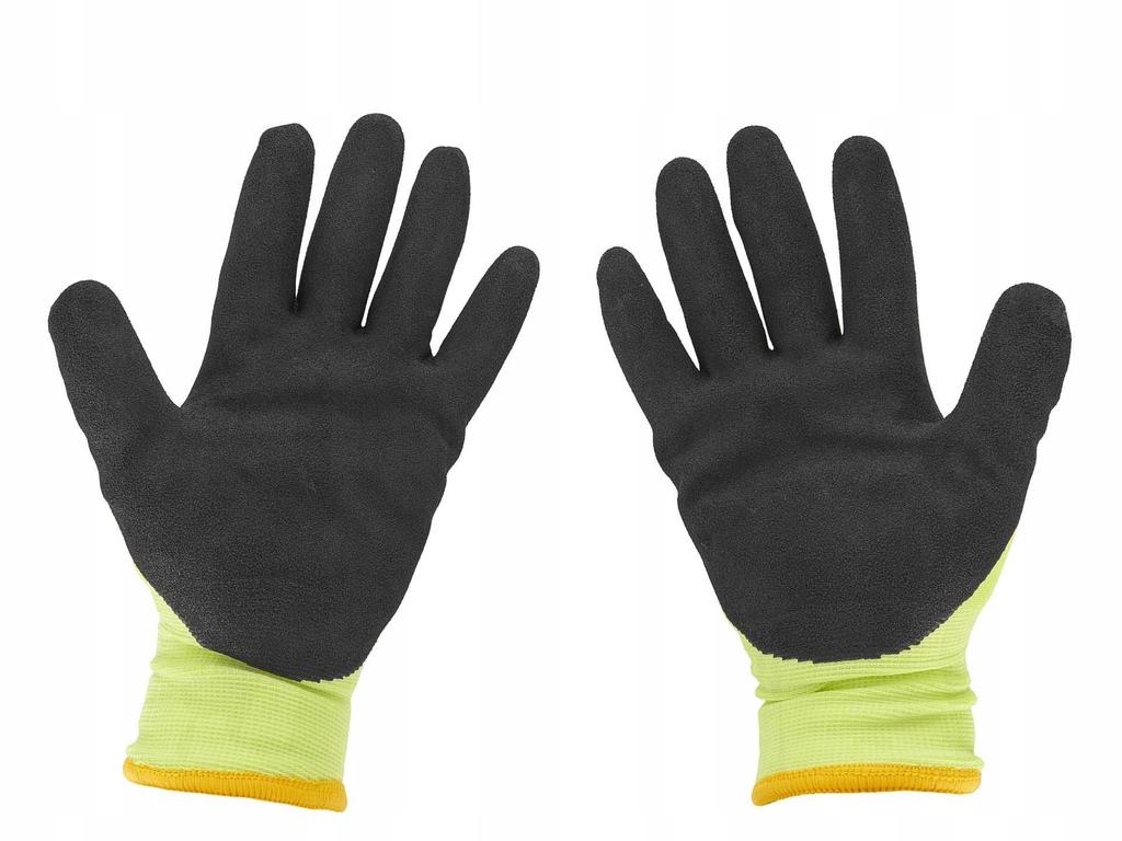 Fluorescent Winter Insulated Work Gloves Size 8