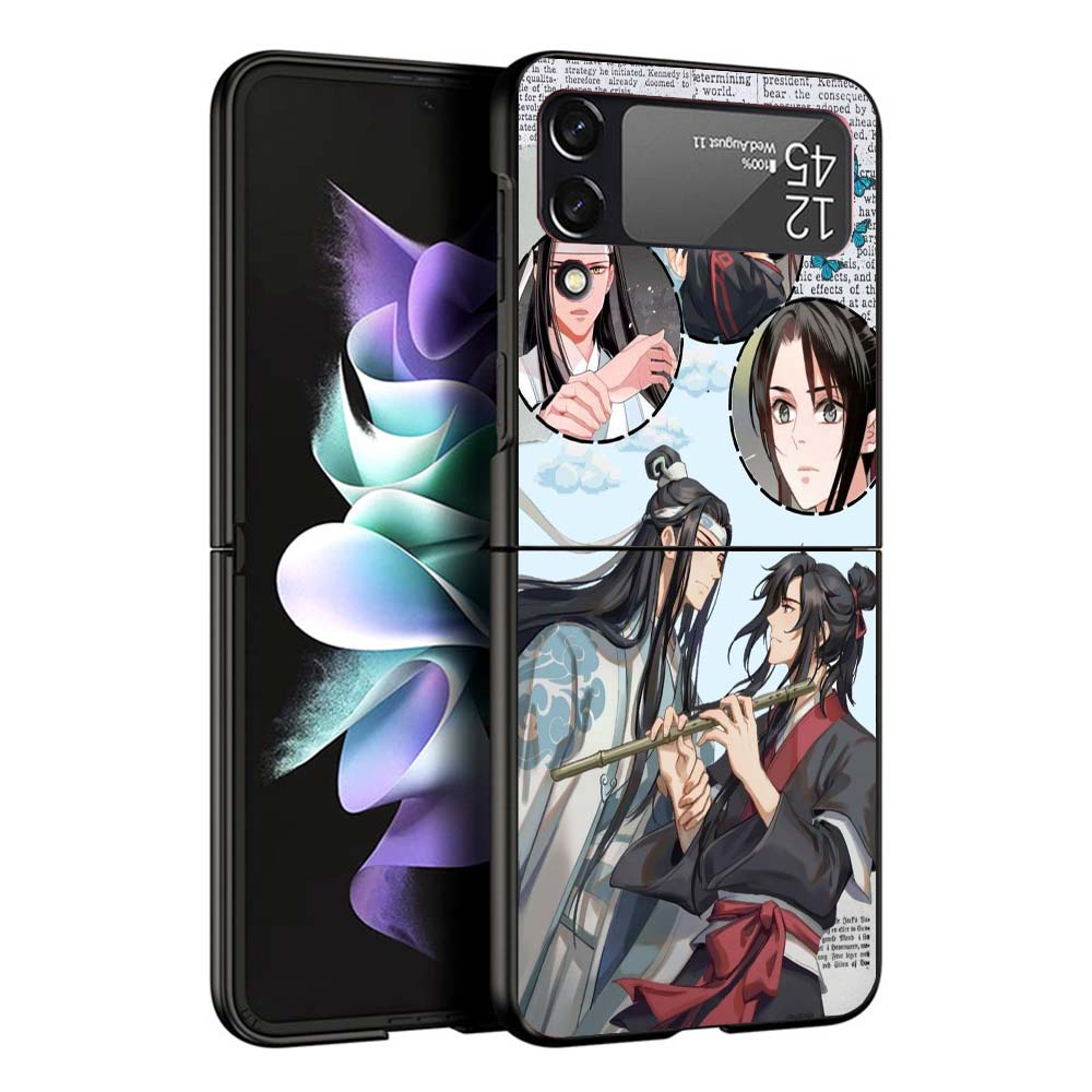 Anime Mo Dao Zu Shi Cases For Samsung Galaxy Z Flip 4 5 6 7 3 Z Flip7 Flip6 Flip4 Flip5 Flip3 5G Hard Shockproof Fundas Cover Ga