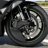 ASD1 Motorcycle Air Ducts Side Cover Compatible for Kawasaki Ninja ZX-6R 2024+ ABS Black Motorcycle Brake Caliper Radiator Brake Disc Cooler