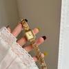 Luxury Retro Small Square Watch For Women, Korean Style, High-Value Bracelet Quartz Watch, Premium Selection, Women'S Gift
