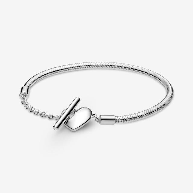 Authentische 925 Sterling Silber Armbänder Moments Schlangenkette Leder Charm Armband Fit Original Charms Für Frauen Diy Schmuck