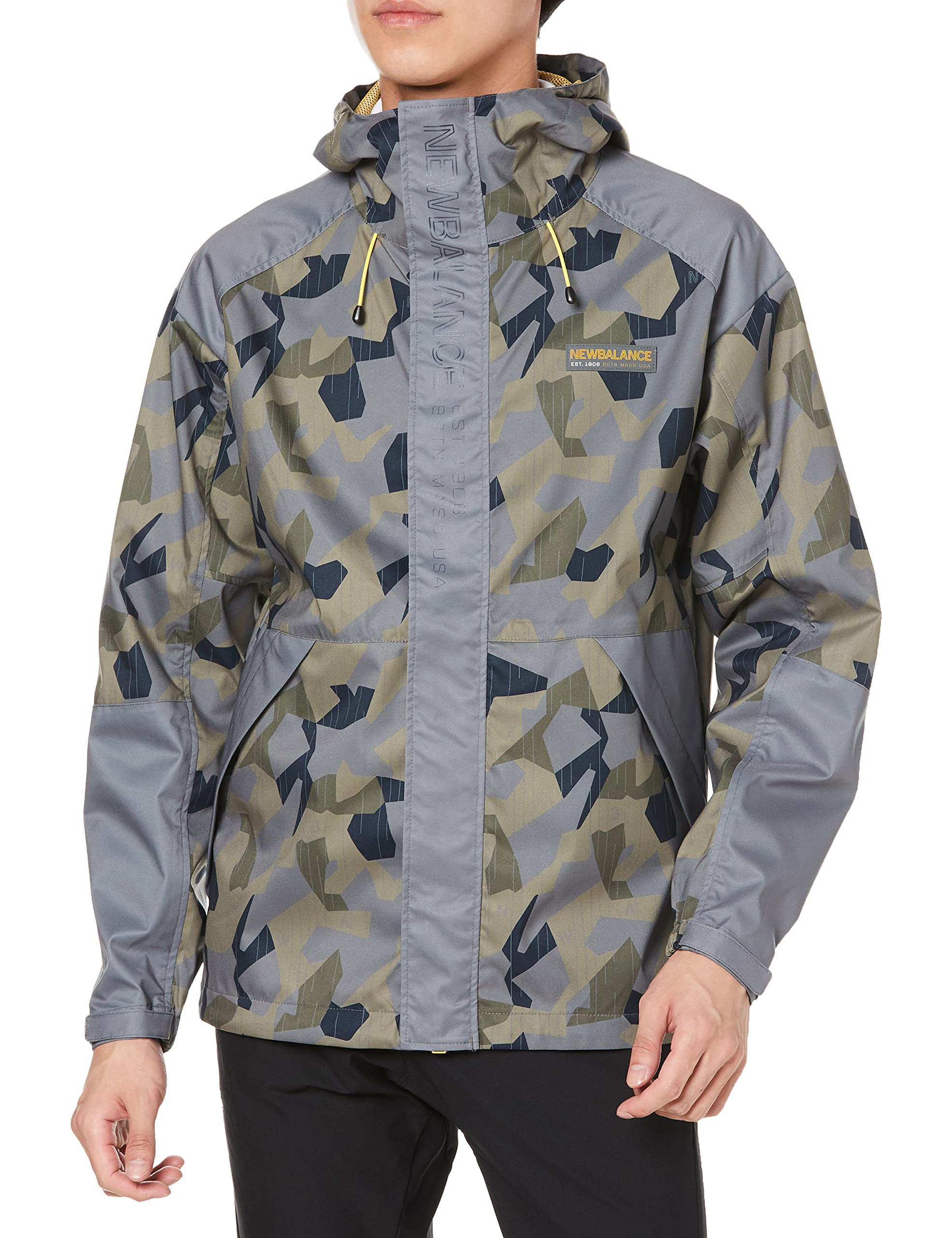 

New Balance Golf Shell Size Size 6 Men s Water-Repellent Parka, 2.5L (Breathable, Water-Resistant, Packable), Gray, (LL), 012-1220003