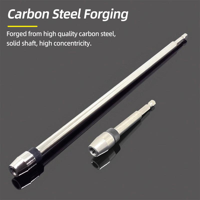 6 Size Extension 1/4 Hex Screw Socket Screwdriver Bit Holder Magnetic Impact Driver Drill Bit Adapter Quick Release Power Tools