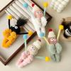 2pcs Funny Fashionable Versatile Women's Hair Claws Cartoon Cute Sweet Plush Hair Clips Hair Accessories