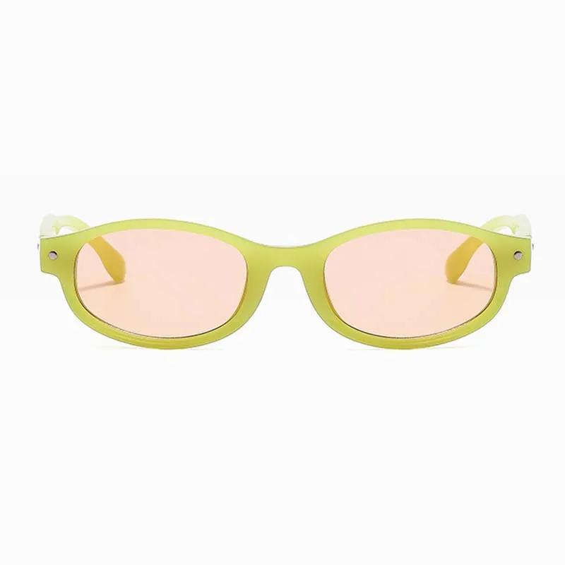 New Small Oval Sunglasses Women Men Luxurious Brand Designer Casual Sun Glasses Female Male Small Frame Outdoor Eyewear