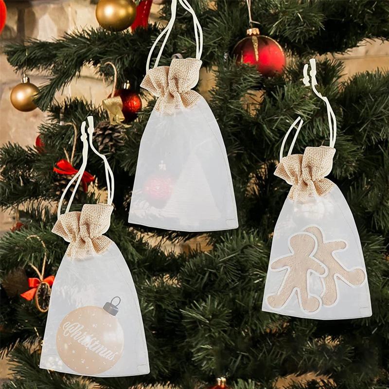 

10Pcs/Pack Organza Candy Bags Small Drawstring Pouches 10*15CM Gift Wedding 10*15CM
