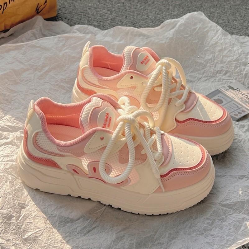 Fashion Women Casual Flats Autumn New Fashion Breathable Platform Sneakers Comfortable Height Increase Outdoor Non Slip Vulcanized Shoes