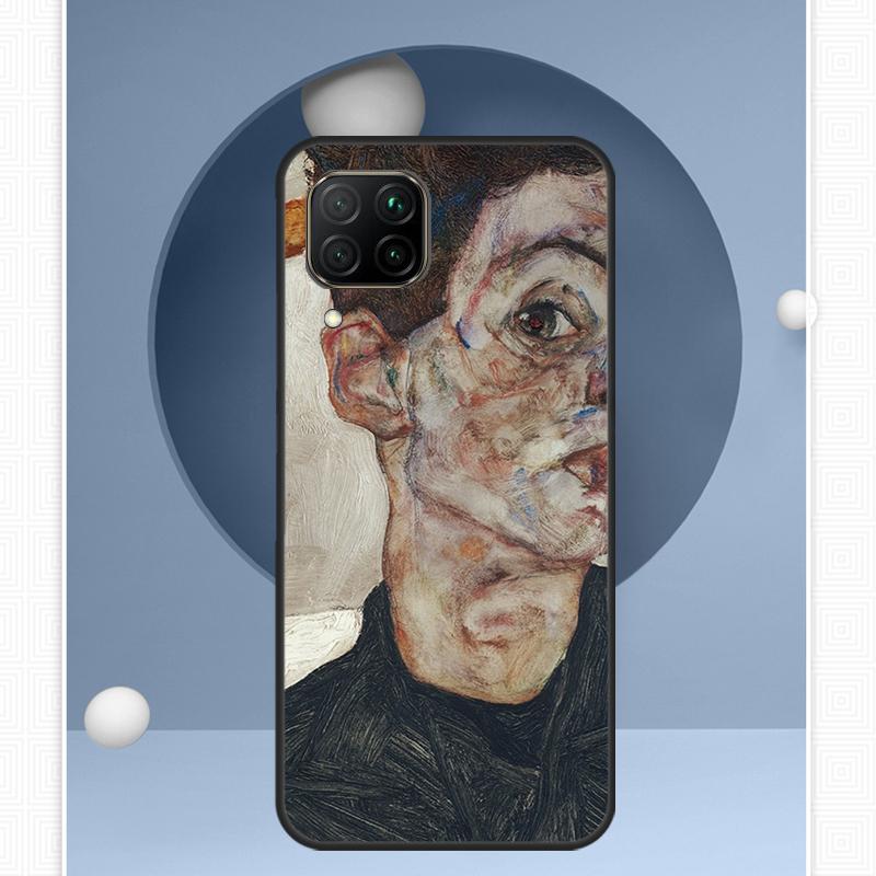 Egon Schiele For Huawei Nova 12i 12s 11i 8i Y91 Y60 Y70 Y72 Y90 Y61 9 10 SE P20 P40 Lite P30 P60 Pro Case