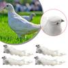 Artificial Bird Christenings Cute Decorative Feathers Foam