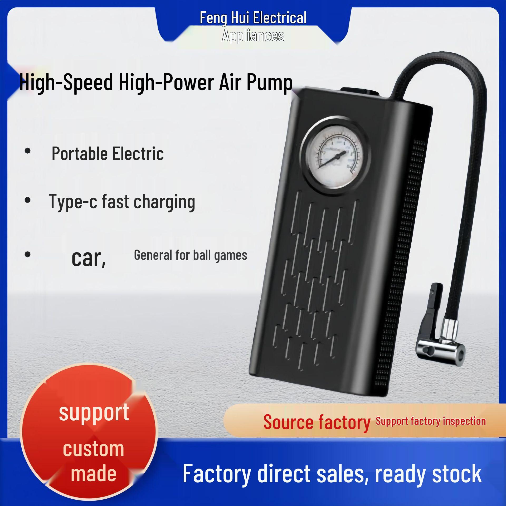 Wireless Smart Portable Tire Inflator for Cars & Bikes Car Rapid Inflator - Hot-selling