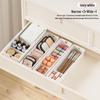 Telescopic Drawer Organizer with Built-in Compartments for Cosmetics and Lipstick