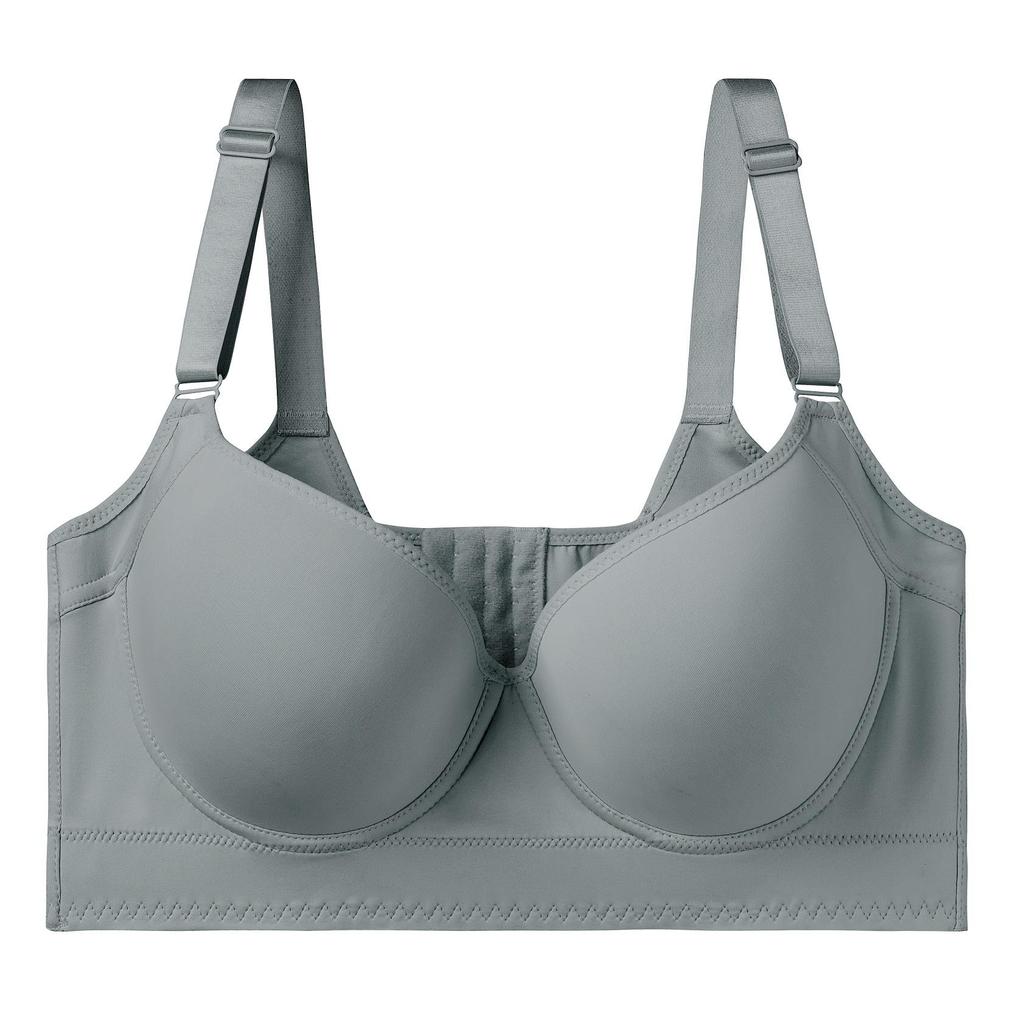 Plus Size Seamless Support Bra: Anti-Sag, 8-Row Adjustable, Shaping, Side Support for Women