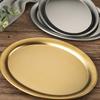 Multipurpose Korean Style Barbecue Pan Exquisite Dinner Plates Creative Oval Shaped Plate  Dining