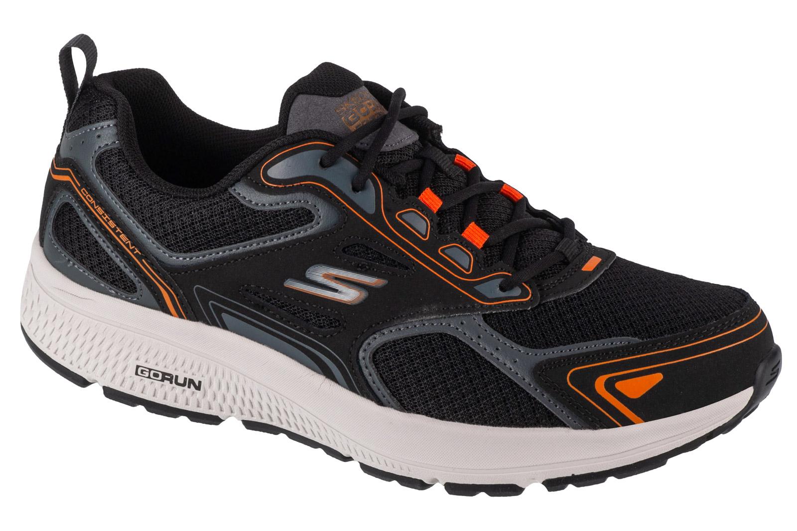 Skechers Go Run Consistent, Chaussures de course noires pour hommes